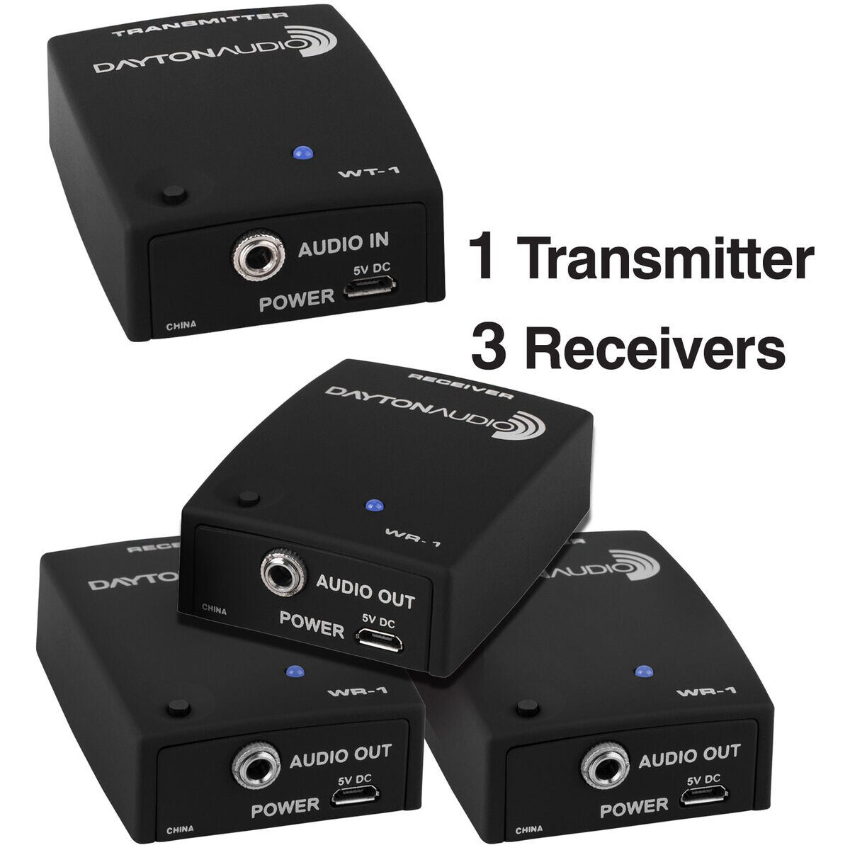 Dayton Audio Ultimate 2.4 GHz Wireless Audio Transmitter Receiver System